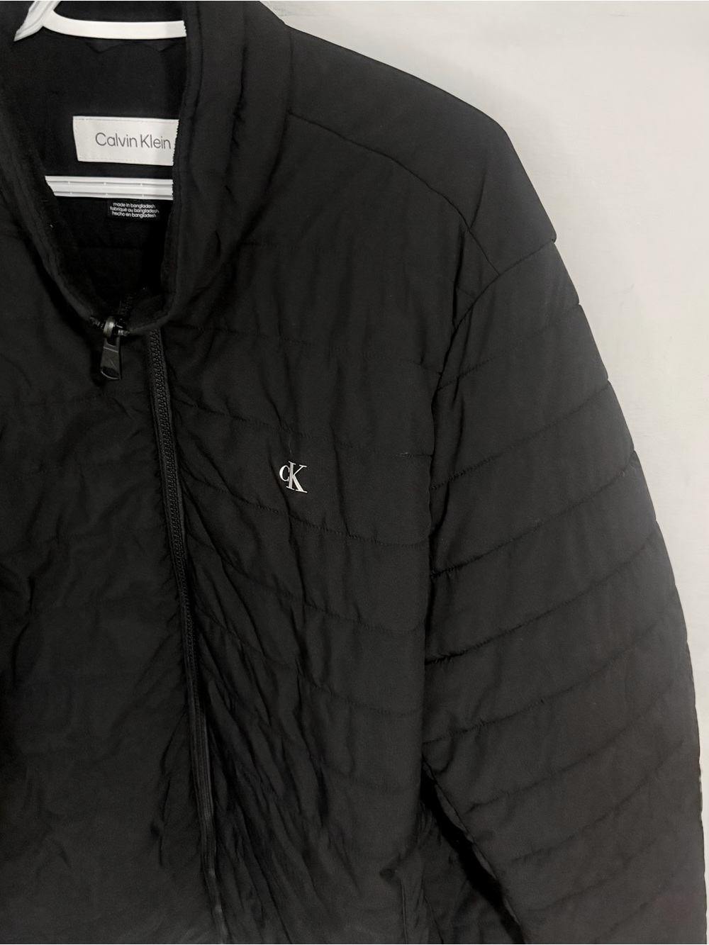 Calvin Klein Men's Black Quilted Lightweight Puffer Jacket - Picture 2 of 7